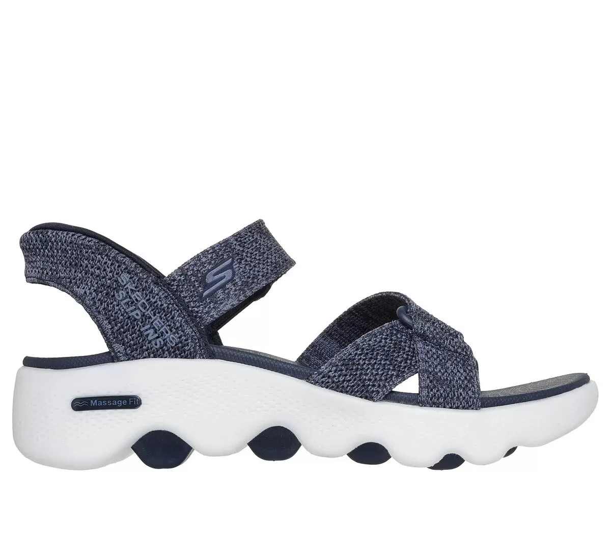 Sandalias Skechers sin cordones GO WALK Massage Fit – Jaspeado